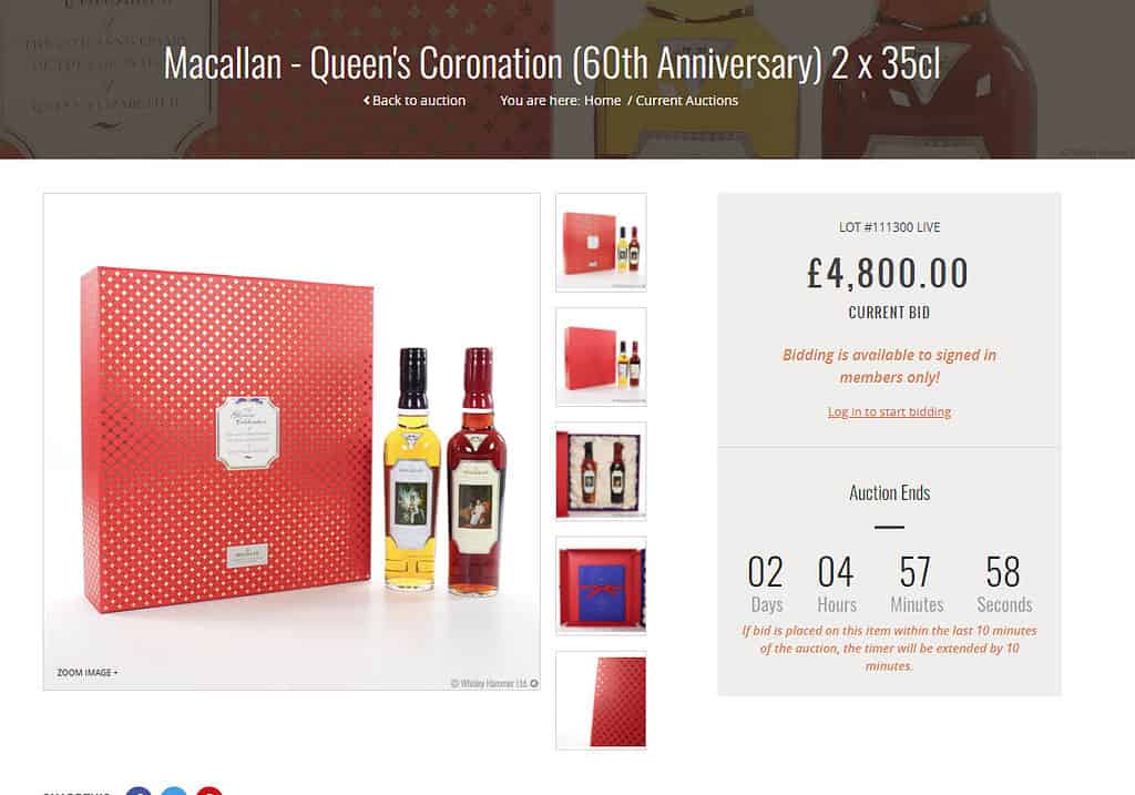 Macallan Queens Coronation 60th Anniversary