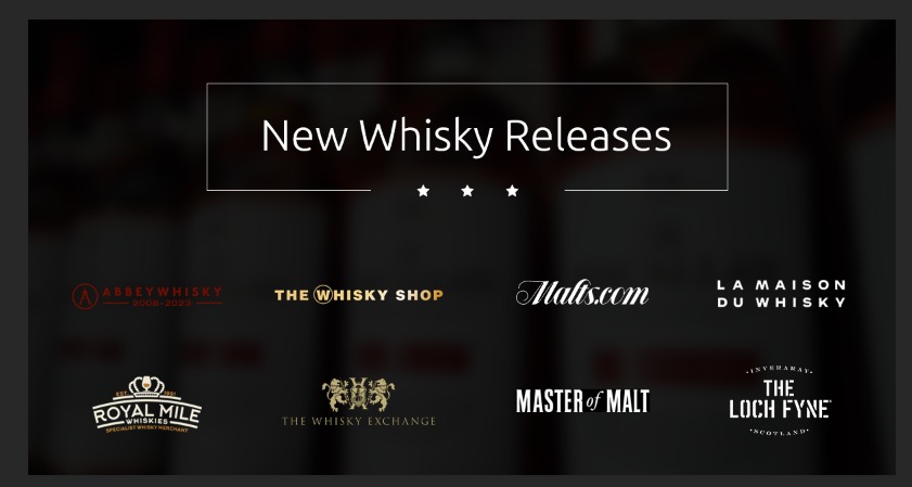 Image of new whisky releases.